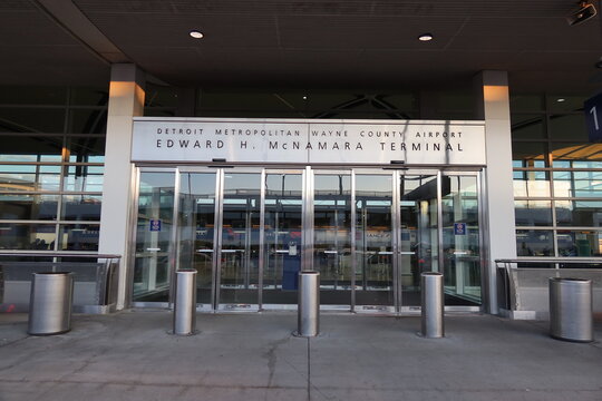 Detroit Metropolitan Wayne County Airport, in Romulus, Michigan, USA. September 5, 2023