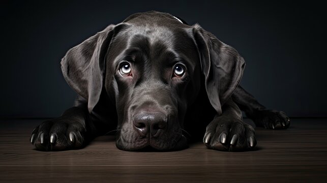 gentle submissive dog