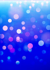 Blue bokeh background banner perfect for Party, ad, event, Anniversary, and various design works