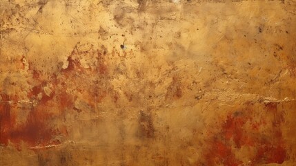 A simple painting of a brown and red wall. Suitable for interior design concepts