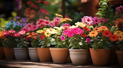 garden flower pots