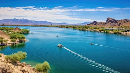 Fototapeta premium water lake landscape