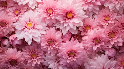 Gordijnen bouquet and pink flowers © PikePicture