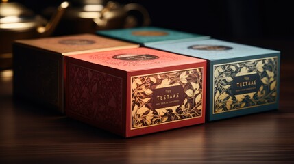 box tea package - Powered by Adobe