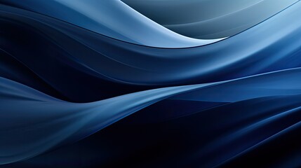 Obraz premium waves navy abstract