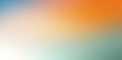 Grainy gradient background teal orange white yellow glowing light noise texture banner poster backdrop design
