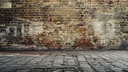 Aged Brick Wall Texture - Historic masonry with timeless character