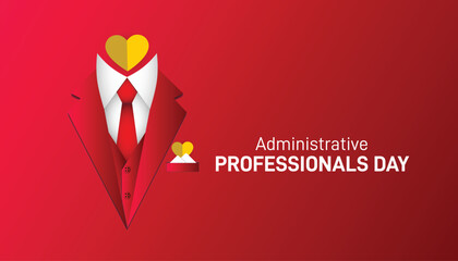 Administrative Professionals Day. Administrative Professionals creative concept. - obrazy, fototapety, plakaty