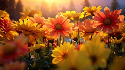 Foto auf Alu-Dibond daffodil sunny flowers © PikePicture