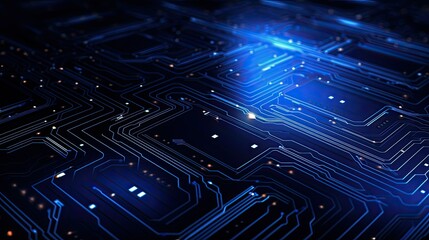 futuristic navy blue technology background