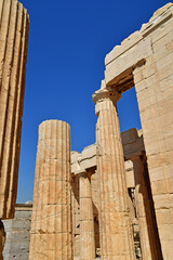 Athens; Greece - august 29 2022 : Propylaea