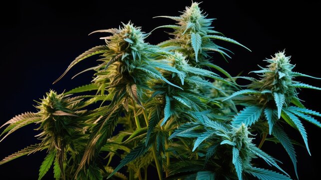 herb flowering cannabis