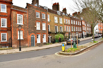 London, England - december 15 2023 : Hampstead in Camden borough