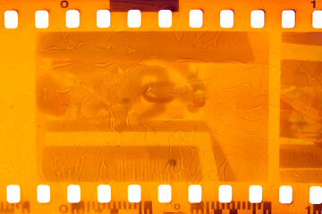 Vintage picture Blur Abstract of the image light effect for film.Designed film texture...