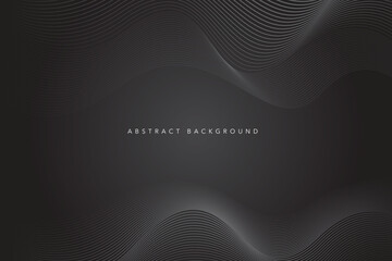 Abstract dark black and gray background. Modern and geometric design template