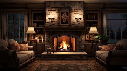 warmth family room fireplace