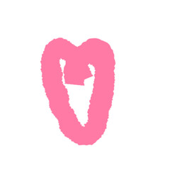 Hand Drawn Heart Brush