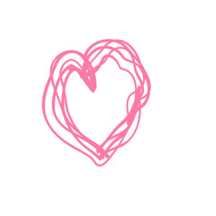 Hand Drawn Heart Brush