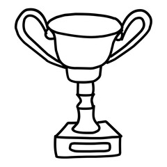 School Items Hand Draw 