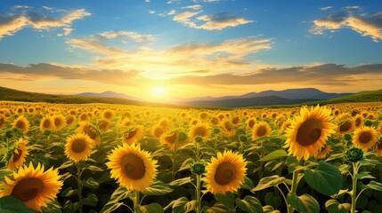 Fototapeta premium flower sunflower bg