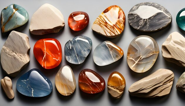 Image of different colour stone