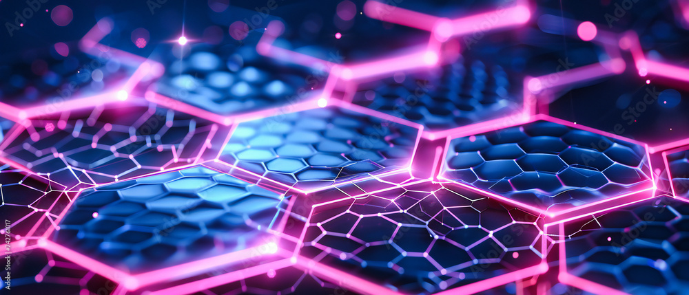Poster tech core: detailed view of a computers circuitry, highlighting modern digital technology