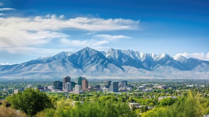 outdoors salt lake city mountains - Powered by Adobe