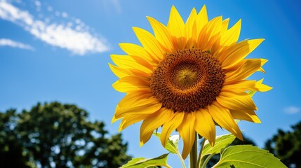 plant tall sunflower