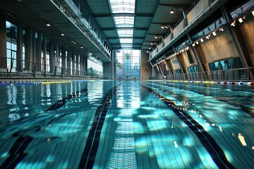 Olympics swimming pool  - Powered by Adobe