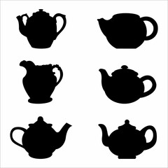 Teapot silhouette collection