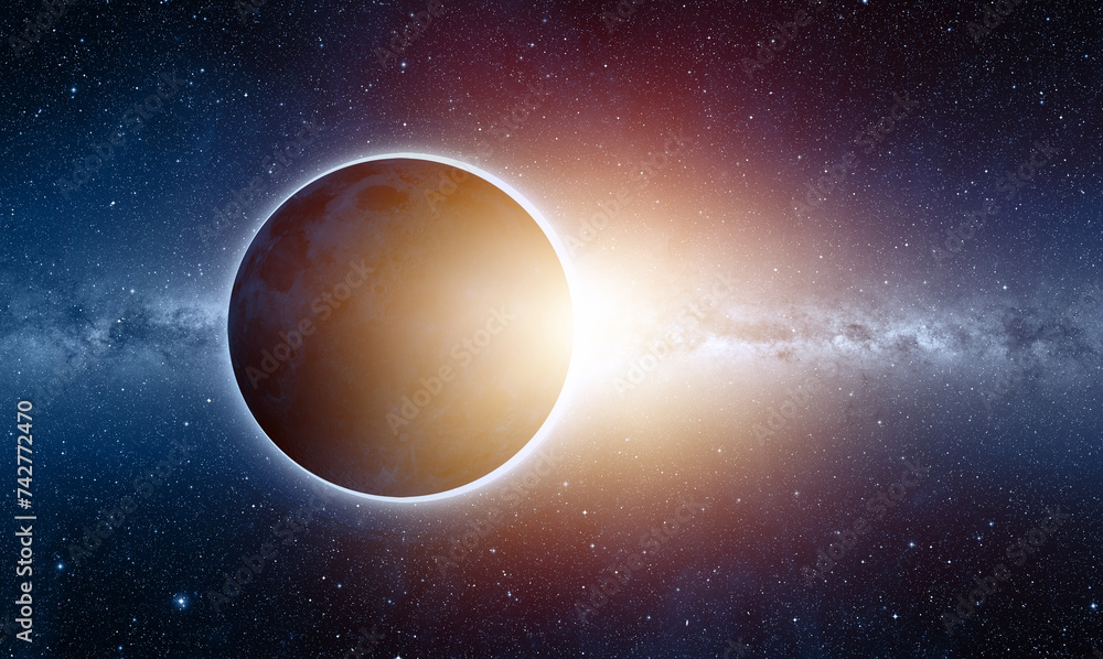 Aufkleber solar eclipse 