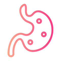 stomach gradient icon