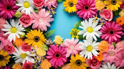Selbstklebende Fototapeten appreciation mothers day flowers background © PikePicture