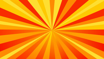 bright orange and yellow sunburst background