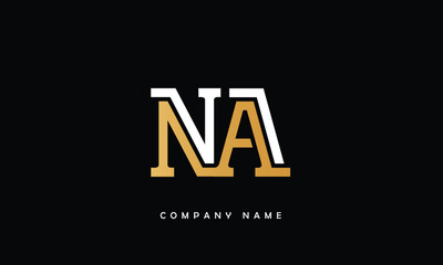 NA, AN, N, A Abstract Letters Logo Monogram