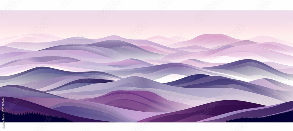 Poster dreamy abstract spring background with lavender and cream gradients forming wispy clouds.