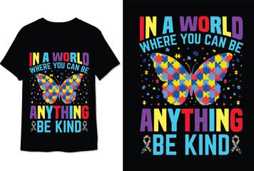 autism tshirt design colorful graphic autism tshirt  Autism Awareness T-shirt Design