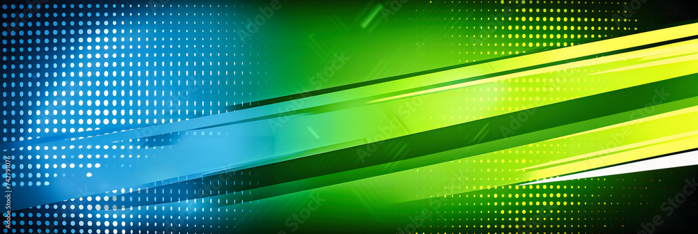 Poster modern abstract design: colorful and bright background with futuristic light patterns