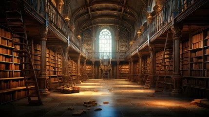 Fotobehang history ancient library © PikePicture