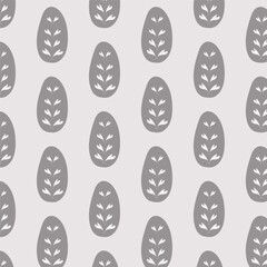 Seamless nice Scandinavian leave pattern