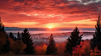 horizon morning sunrise