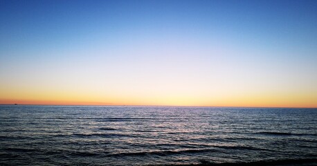 sunrise over the sea