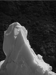 Texturas del Glaciar Grey, Torres del Paine, Puerto Natales, Chile.