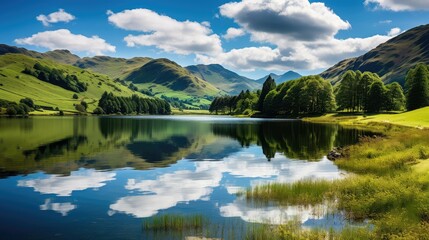 Fototapeta premium adventure uk lake district