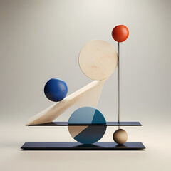 Abstract representation of the concept of balance.