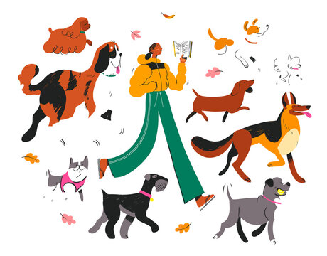 Dogs Transparent Background Illustration Pack