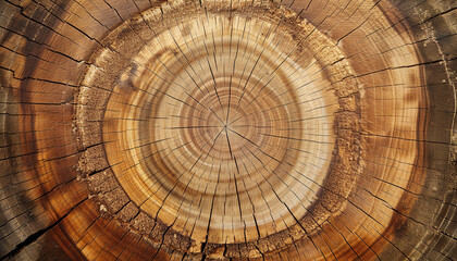 Fototapeta premium tree trunk growth rings