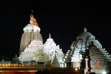 beautiful view of Temple in odisha
