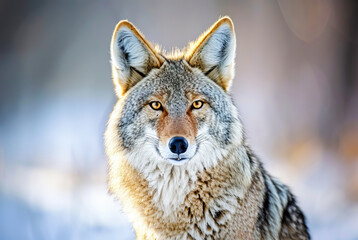 Fototapeta premium Coyote Canis latrans, World Wildlife Day, March 