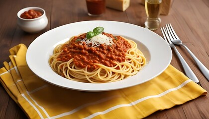 Spaghetti z mięsem mielonym - 742811297